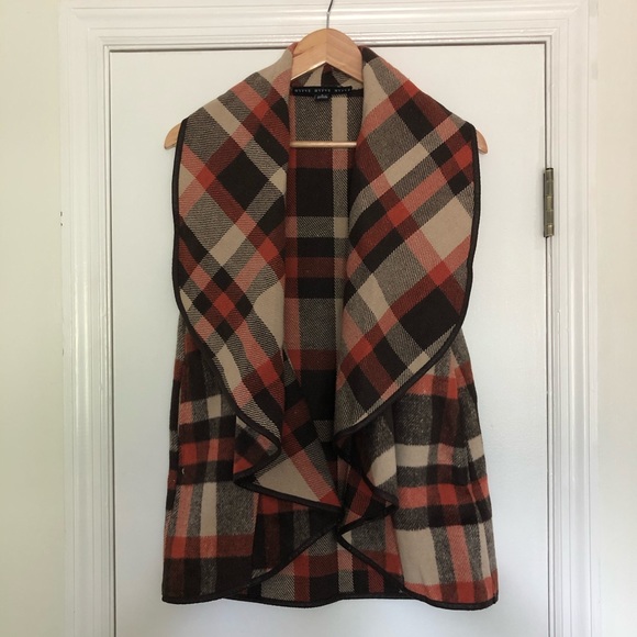 Jackets & Blazers - Plaid flannel vest
